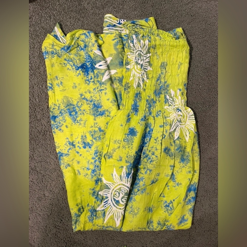 Green beach dress/cover up